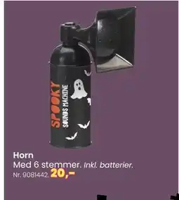 Hi five Horn, DKK 20 tilbud