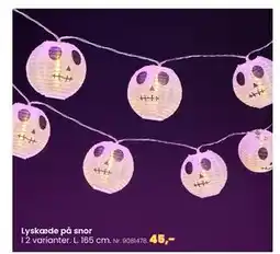 Hi five Lyskæde på snor, DKK 45 tilbud