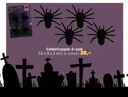 Hi five Edderkopper 4-pak, DKK 20 tilbud