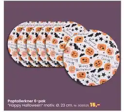 Hi five Paptallerkner 6-pak, DKK 15 tilbud