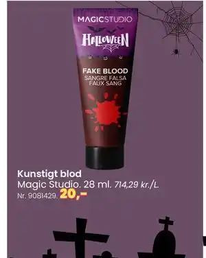 Hi five Kunstigt blod, DKK 20 tilbud