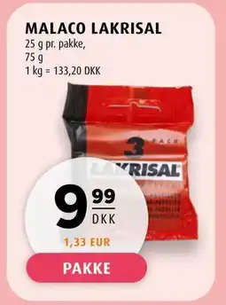 Scandinavian Park MALACO LAKRISAL, DKK 9.99 tilbud
