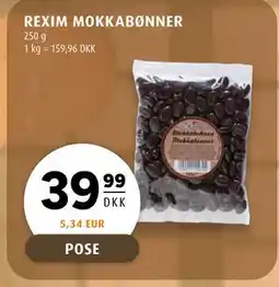 Scandinavian Park REXIM MOKKABØNNER, DKK 39.99 tilbud