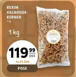Scandinavian Park REXIM VALNØDDEKERNER, DKK 119.99 tilbud