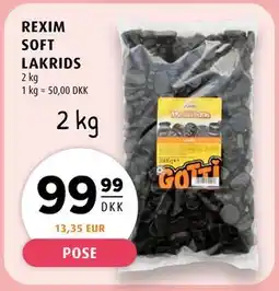 Scandinavian Park REXIM SOFT LAKRIDS, DKK 99.99 tilbud