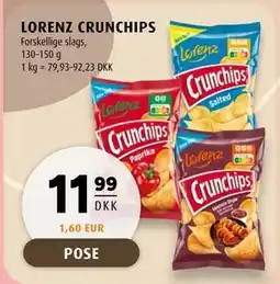 Scandinavian Park LORENZ CRUNCHIPS, DKK 11.99 tilbud