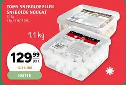 Scandinavian Park TOMS SNEBOLDE ELLER SNEBOLDE NOUGAT, DKK 129.99 tilbud