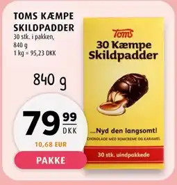 Scandinavian Park TOMS KÆMPE SKILDPADDER, DKK 79.99 tilbud