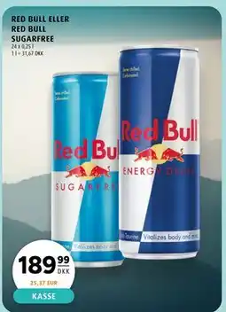 Scandinavian Park RED BULL ELLER RED BULL SUGARFREE, DKK 189.99 tilbud