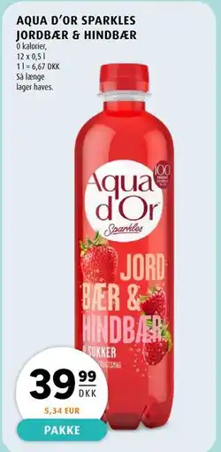 Scandinavian Park AQUA D’OR SPARKLES JORDBÆR & HINDBÆR, DKK 39.99 tilbud