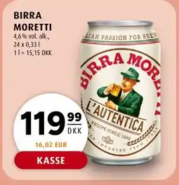 Scandinavian Park BIRRA MORETTI, DKK 119.99 tilbud