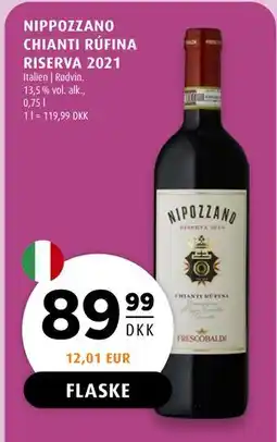 Scandinavian Park NIPPOZZANO CHIANTI RÚFINA RISERVA 2021, DKK 89.99 tilbud