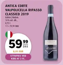 Scandinavian Park ANTICA CORTE VALPOLICELLA RIPASSO CLASSICO 2019, DKK 59.99 tilbud