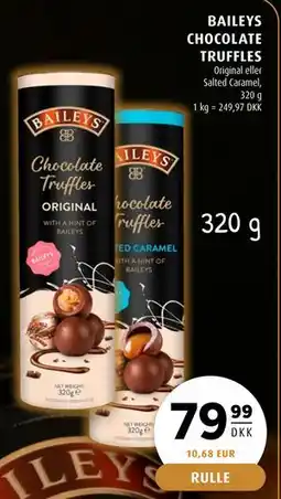 Scandinavian Park BAILEYS CHOCOLATE TRUFFLES, DKK 79.99 tilbud