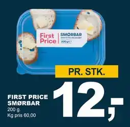 Let-Køb FIRST PRICE SMØRBAR, DKK 12 tilbud