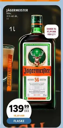 Scandinavian Park JÄGERMEISTER, DKK 139.99 tilbud