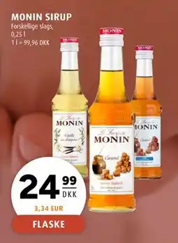 Scandinavian Park MONIN SIRUP, DKK 24.99 tilbud