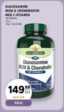 Scandinavian Park GLUCOSAMINE MSM & CHONDROITIN MED C-VITAMIN, DKK 149.99 tilbud