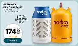 Scandinavian Park GASFLASKE KUN OMBYTNING, DKK 174.99 tilbud