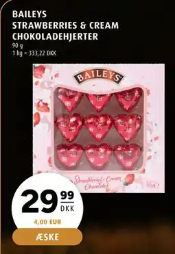 Scandinavian Park BAILEYS STRAWBERRIES & CREAM CHOKOLADEHJERTER, DKK 29.99 tilbud