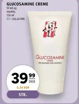 Scandinavian Park GLUCOSAMINE CREME, DKK 39.99 tilbud