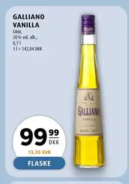 Scandinavian Park GALLIANO VANILLA, DKK 99.99 tilbud
