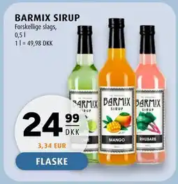 Scandinavian Park BARMIX SIRUP, DKK 24.99 tilbud