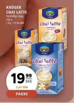 Scandinavian Park KRÜGER CHAI LATTE, DKK 19.99 tilbud