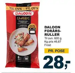 Let-Køb DALOON FORÅRSRULLER, DKK 28 tilbud