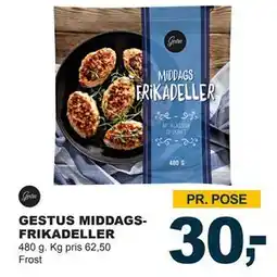 Let-Køb GESTUS MIDDAGSFRIKADELLER, DKK 30 tilbud