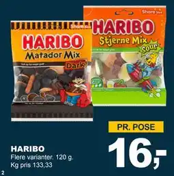 Let-Køb HARIBO, DKK 16 tilbud