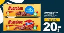 Let-Køb MARABOU ELLER TOBLERONE, DKK 20 tilbud
