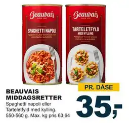 Let-Køb BEAUVAIS MIDDAGSRETTER, DKK 35 tilbud