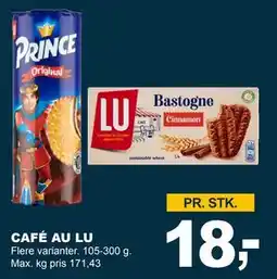 Let-Køb CAFÉ AU LU, DKK 18 tilbud