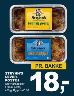 Let-Køb STRYHN’S LEVERPOSTEJ, DKK 18 tilbud
