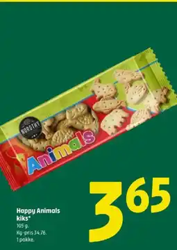 Coop 365 Happy Animals kiks tilbud