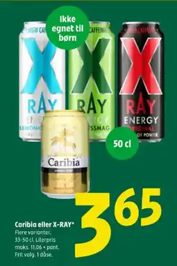 Coop 365 Caribia eller X-RAY* tilbud