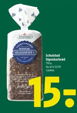 Coop 365 Schulstad Signaturbrød tilbud
