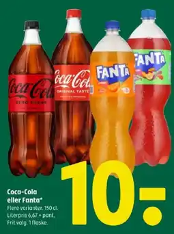 Coop 365 Coca-Cola Eller Fanta* tilbud