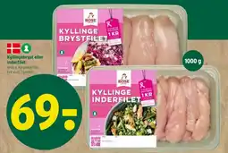 Coop 365 Kyllingebryst eller inderfilet tilbud