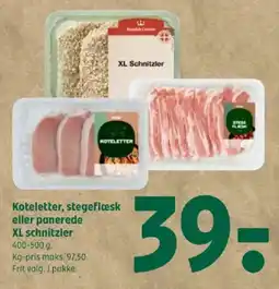 Coop 365 Koteletter, stegeflæsk eller panerede XL schnitzler tilbud
