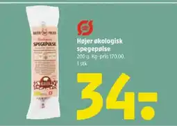 Coop 365 Højer økologisk spegepølse tilbud