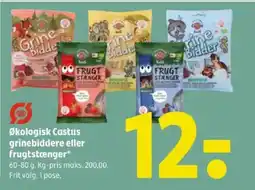 Coop 365 Økologisk Castus grinebiddere eller frugtstænger⭑ tilbud