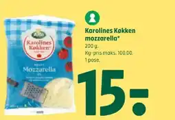 Coop 365 Karolines Køkken mozzarella tilbud
