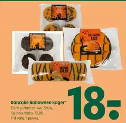 Coop 365 Dancake halloween kager tilbud