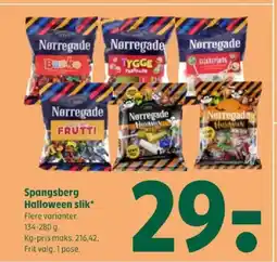 Coop 365 Spangsberg Halloween slik tilbud