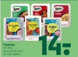 Coop 365 Toppings tilbud