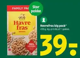Coop 365 Havrefras big pack tilbud