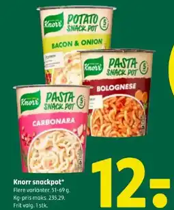 Coop 365 Knorr snackpot tilbud