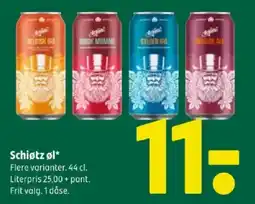 Coop 365 Schiøtz øl tilbud
